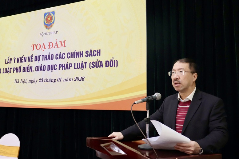 Luật Phổ biến, giáo dục pháp luật (sửa đổi): Đề xuất 6 nhóm chính sách cơ bản- Ảnh 1.